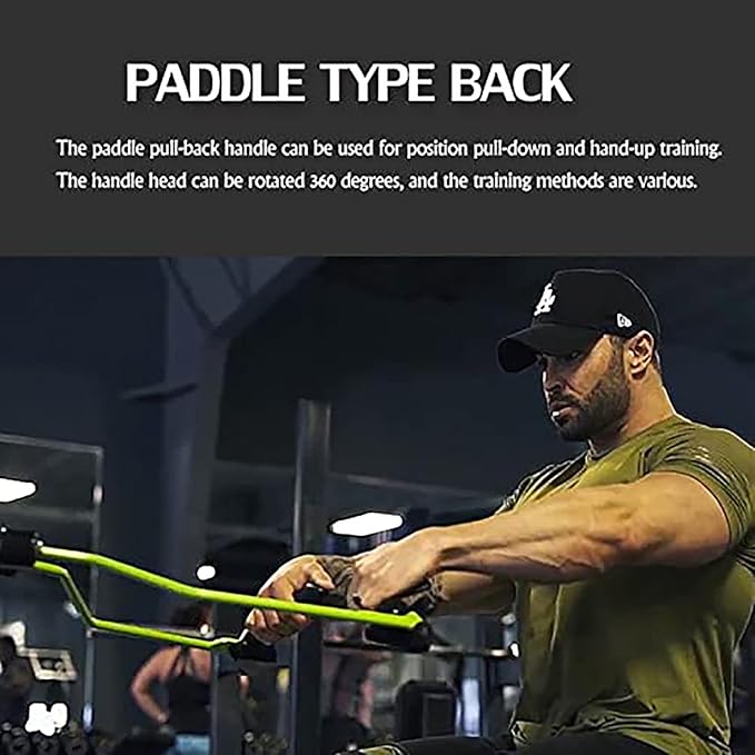 Adjustable Lat Pull down Bar, Cable Machine Attachments for Gym, Home Gym Fitness T-bar Row Pulldown Attachments, Lat Pull Down Machine Wide Grip Neutral Grip Handle