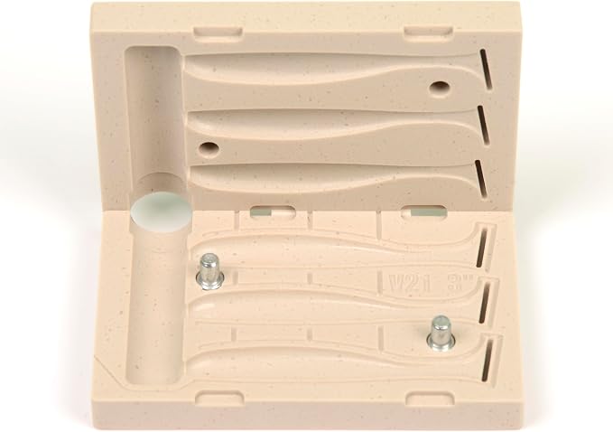 FatFish V21-3C Bait Mold Soft Plastiс Lure Making Injection Mold for Do-It Fishing Lures 3"