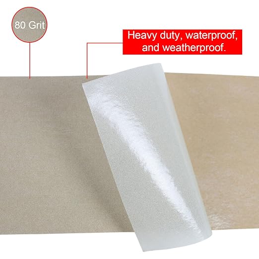 Black Diamond Self Adhesive Grip Tape - Anti Slip Traction Tape - Non Skid Tape - Anti Slip Tape Grippy Strips for Stairs, Ramps, Boat Grip 2" x 50' Clear with Cleaning Stick