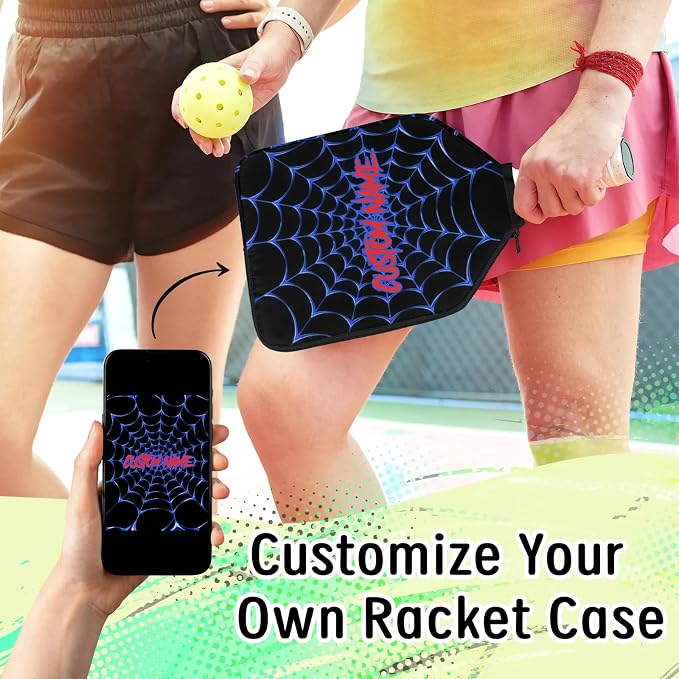 Personalized Pickleball Paddle Cover, Robust & Waterproof Custom Pickleball Paddle Case for Ultimate Protection