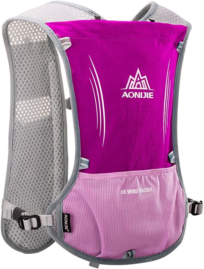 AONIJIE Hydration Vest Pack Backpack 5L 5.5L Marathoner Running Vest Race Hydration for Women and Men Trail Run Hiking Jogging