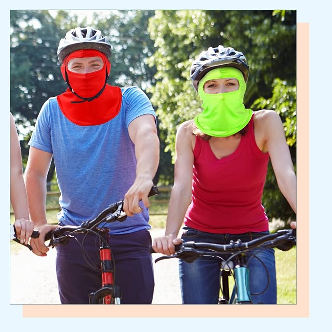 Vicenpal 30 Pcs Balaclava Ski Mask Full Face Cover Neck Gaiter UV Sun Protection for Outdoor Sports Cycling Bandana