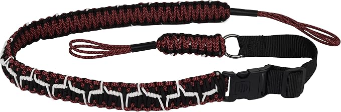 SUNYA Paracord Compound Bow Sling with V2 Upgraded Magnetic Connection System. Lightweight Hands Free Shoulder Carrying Sling for Bow Hunting, Field Archery and 3D