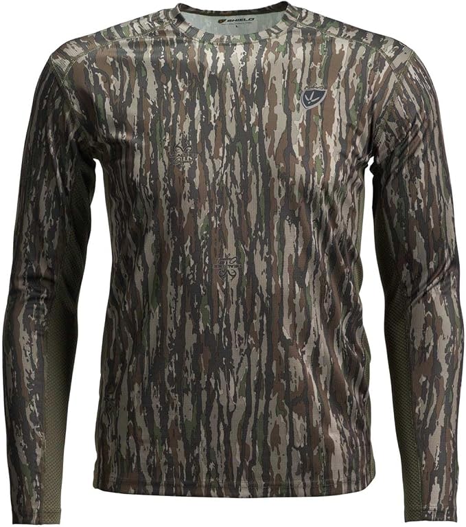 BLOCKER OUTDOORS Finisher Turkey Hunting Long Sleeve Performance Tee – Lightweight, Moisture-Wicking Camo Shirt