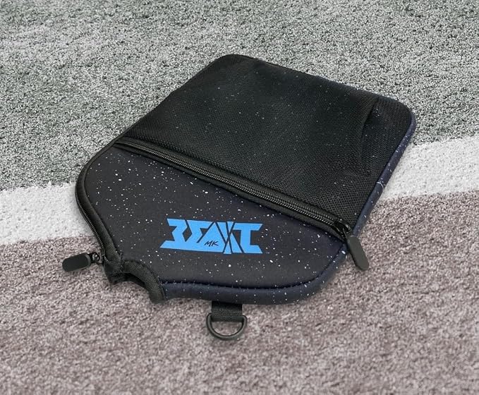 Pickleball Paddle Cover Neoprene with Zipped External Pocket | Covers Fit All USAPA Approved Paddles | 1pc Universal Pickle-Ball Racket Case Only | Durable Pickle Ball Equipment Includes Inner Pockets