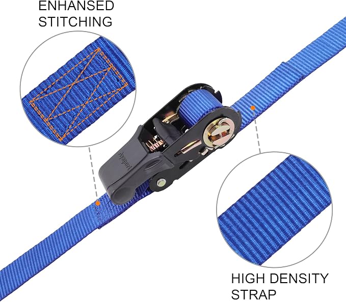 Ayaport Endless Ratchet Strap Ratcheting Tie Down Motorcycle Car Roof Rack Trailer Cargo Straps