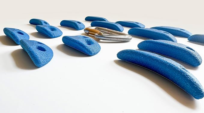 14 Screw On Crimp Rock Climbing Holds Advanced Climbing Holds Home Climbing Wall Bouldering Gym Holds Eco Friendly Dual Textured Crimps for Finger Strength