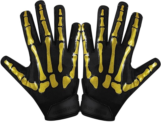 Glorious Traders Adult & Youth Football Gloves - Ultimate Performance Booster with Super Sticky Grip