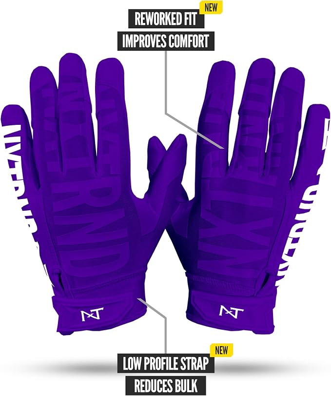 Nxtrnd G1 Pro Men's Football Gloves, Adult Sticky Receiver Gloves