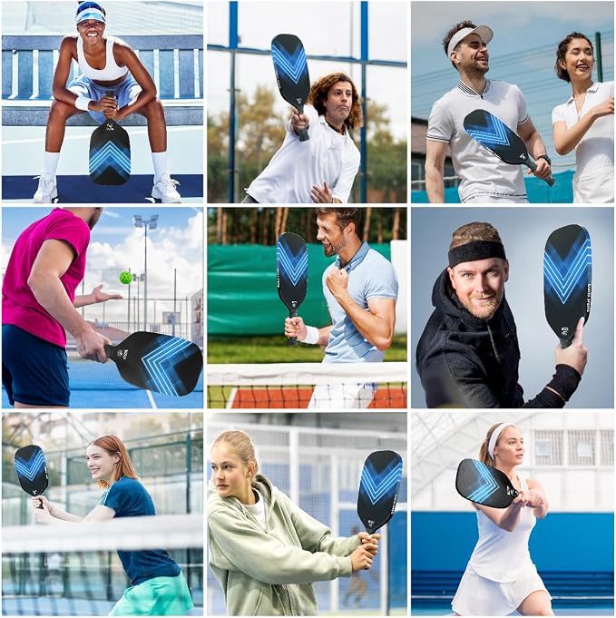 Pickleball Paddles, USAPA Carbon Fiber Pickleball Paddle with Pickle Ball Paddle Cover, Pickle Ball Raquette Pickle Ball Racket Edgeless Style