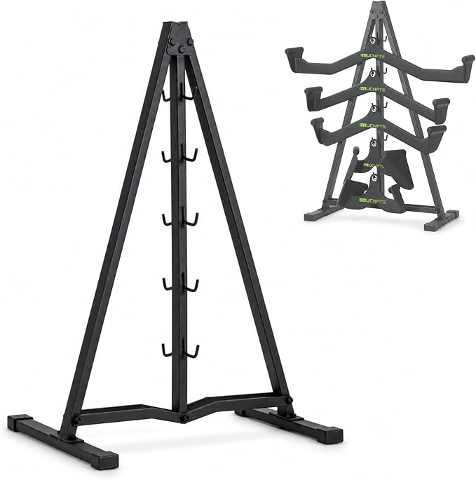 Cable Attachment Storage Rack, LAT Pulldown Bar Holder, Home Gym Organizer for Cable Handles and Attachments