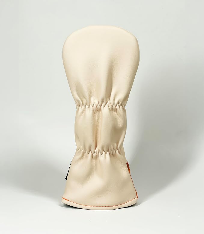 Golf Headcover for Hybrids and Fairway Woods Premium Leather Head Cover. Digitally Printed and Embroidered Design.