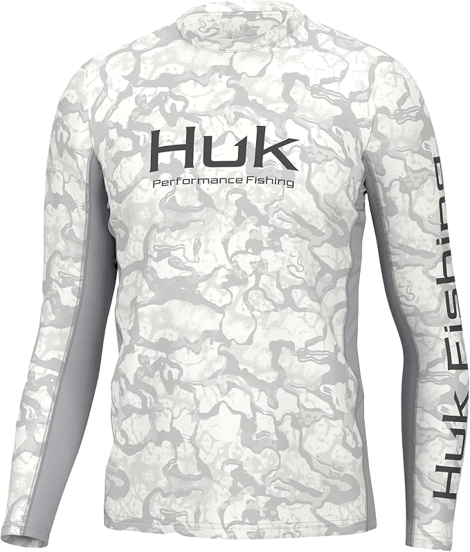 HUK Men's Icon X Long Sleeve Shirt, Performance Fishing Shirt