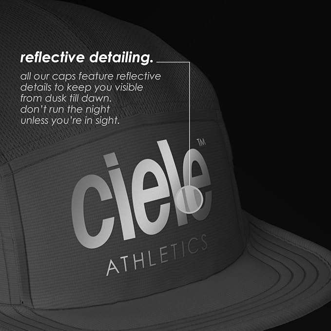 Ciele Athletics GOCap - Premium Washable Moisture Wicking Hat with Sun Protection, 5-Panel Knit Running Hat
