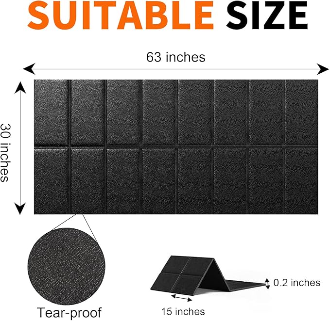 Stepwaver Treadmill Mat for Floor & Carpet Floors, 63" × 30", 0.2" Thick Non-Slip Treadmill Mat for Carpet, Mat for Under Treadmill on Carpet Hardwood Floors
