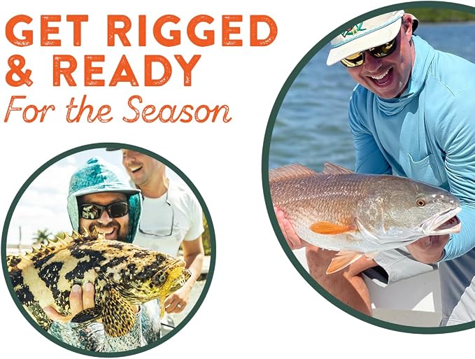Catch Co Mystery Tackle Box Florida Freshwater & Inshore Elite Fishing Kit | 7-9 Freshwater & Inshore Saltwater Baits for Bass, Snook, Redfish & More – Includes Exclusive Florida Decal, Fishing Gifts