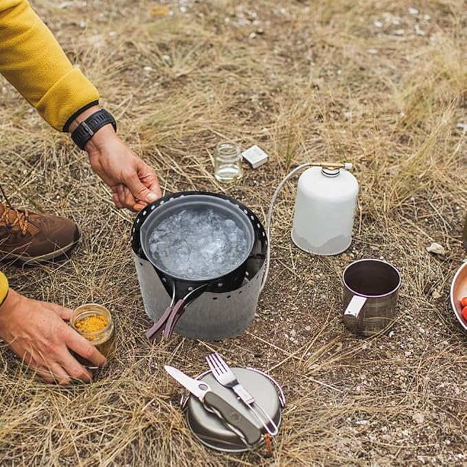 HUIOP Wind Shield, Ultralight Ultra-Thin Titanium Outdoor Camping Stove Wind Shield Screen Windproof Plate