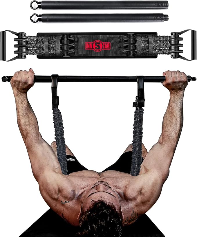 Innstar Multi-Function Resistance Bands for Working Out, Push Up Exercise Bands Resistance Bands Set for Bench Press Gym Equipment, Home Workout, Travel Portabl