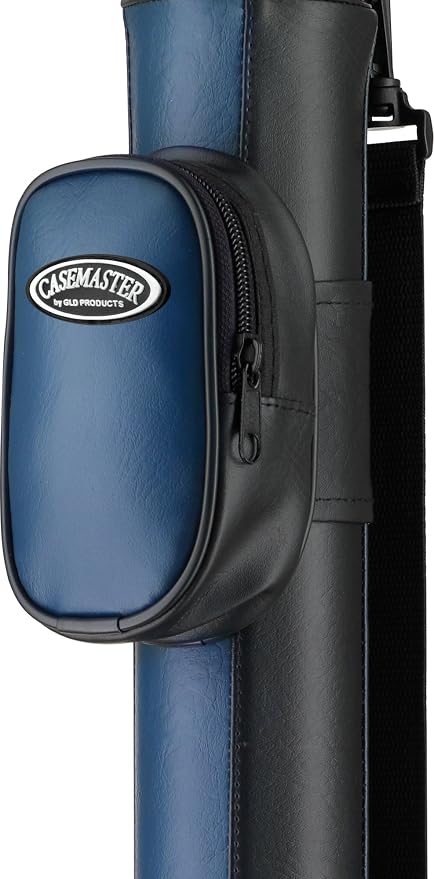 Casemaster Q-Vault Supreme Billiard/Pool Cue Hard Case, Holds 1 Complete 2-Piece Cue (1 Butt/1 Shaft)
