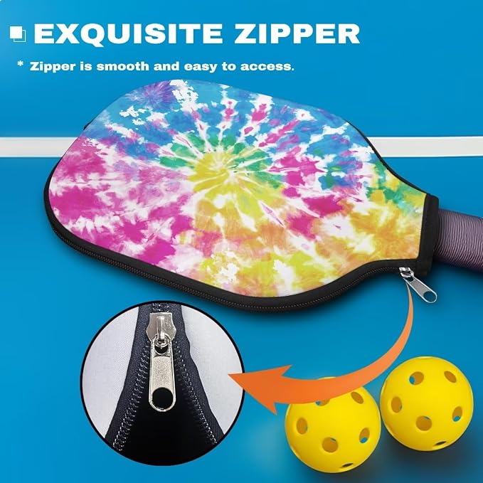 Blue Camo Corgi Pattern Print Pickleball Paddle Covers Only Paddles Holder Sleeve Fits Most Rackets