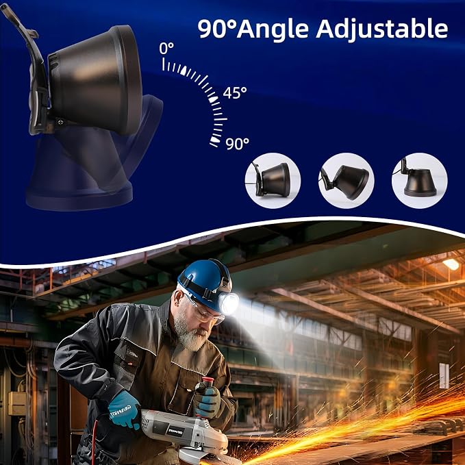 Rechargeable LED Headlamp, Super Bright Waterproof Headlamp with USB-C Charging for Hunting, Prospecting, Beachcombing and Other Outdoor Activities