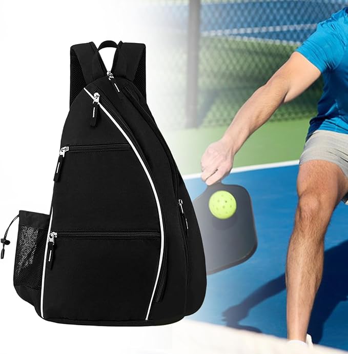 Pickleball Organizer Backpack Paddle Carrying Bag with Water Waterproof Oxford Nylon Lightweight Design Suitable for Sports Gift