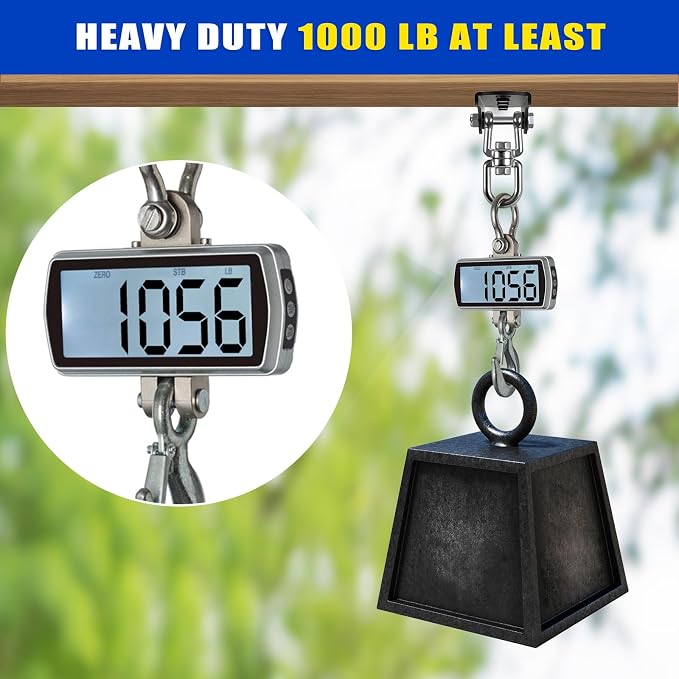 Dolibest Heavy Duty Swing Hanger,Ceiling Mount Swing Hook,One-Piece Design Base, Swing Set Hardware for Punching Bag, Boxing, Hammock Chair, Yoga Swing, Porch Swing (360° +180° Rotation)