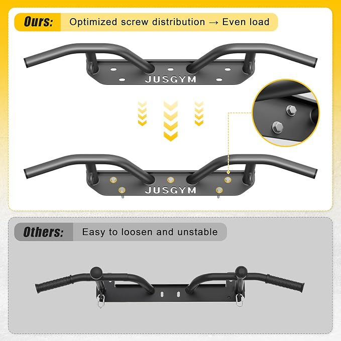 Wall Mounted Pull Up Bar and Dumbbell Rack Stand Only