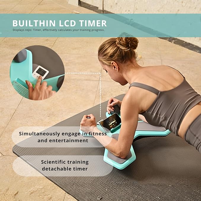Balance Board for Core Workout, Portable Plank Board Training Equipment, Wobble Balance Board, Adjustable Home Fitness Equipment for Core Strength, Workout Equipment for Full-Body Workouts
