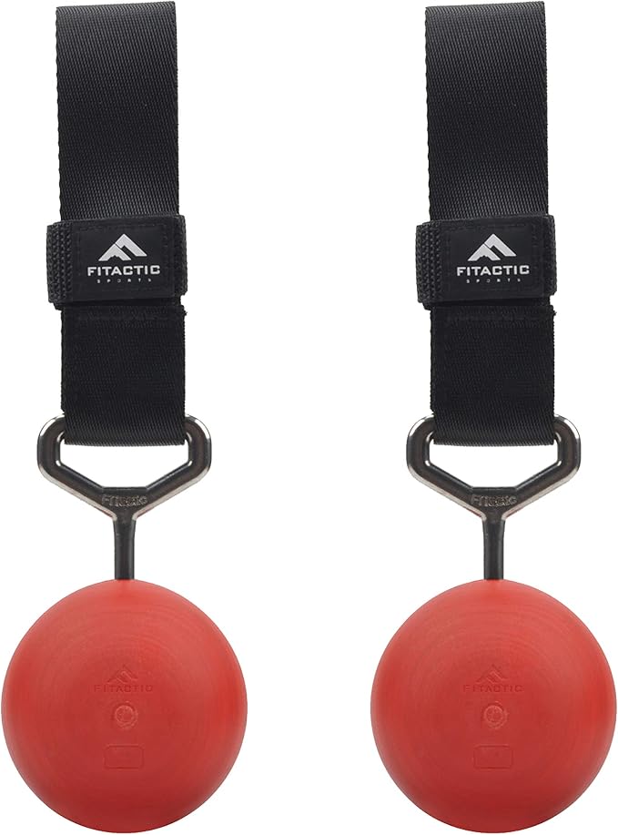 Rock Climbing Solid Training Cannonball Bomb Power Pull Up Ball Hold Grips for Straps for Finger, Forearm, Biceps, Back Muscles