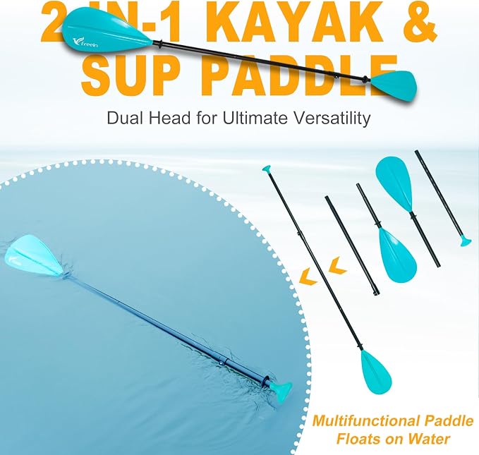Freein SUP Inflatable Stand Up Paddle Board with Kayak Seat,Paddle Boards for Adults 10'/10'6”/11', Accessories sup Pump Adaptor,sup Kayak Paddle