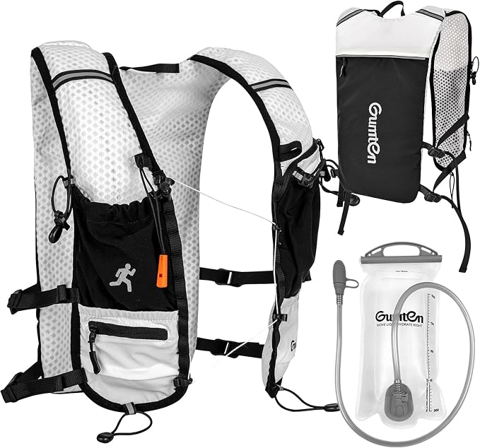 Running Vest with Adjustable Chest Straps for Women Men Hydration Vest for Marathon Jogging Hiking Cycling