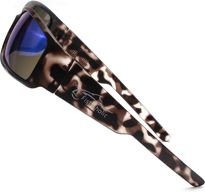 Fishoholic Polarized Fishing Sunglasses UV400 (14 Options) Fishing Gift with Hard Case & Pouch