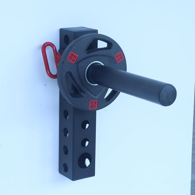 AHTAPFON Wall Storage Stringer,Wall-Mounted Storage Tube,Width 3x3" For Placement Weight Plate,Landmine Attachment, Resistance Bands,Save Space in Home Gym