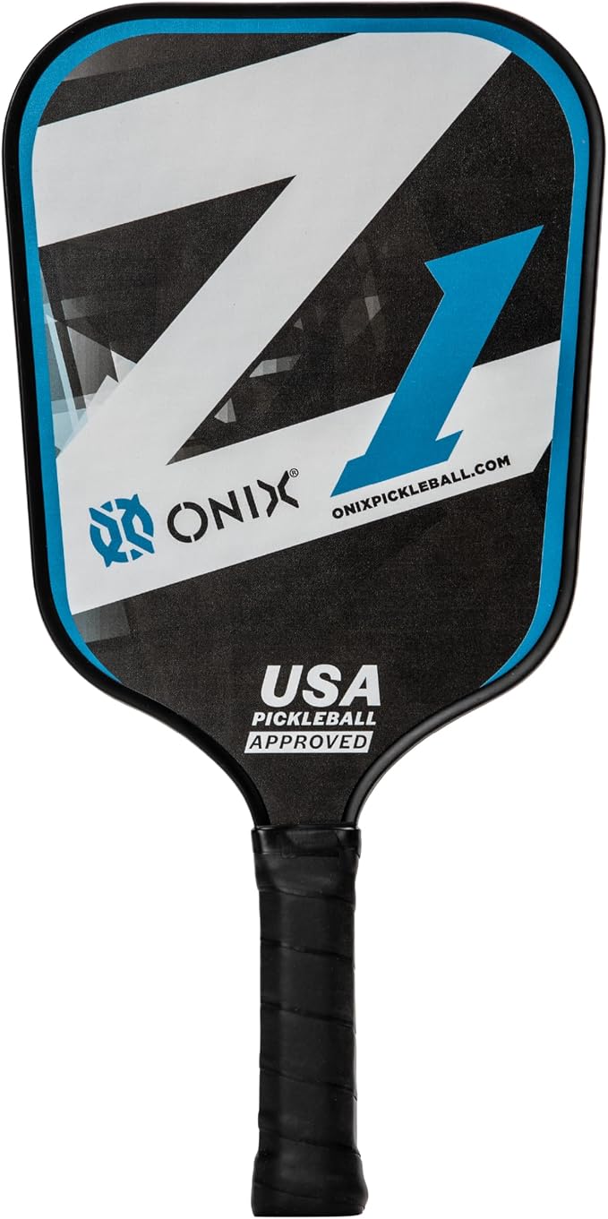 Onix Graphite Z5 Carbon Fiber Pickleball Paddle with Wide-Body Shape, Honeycomb Core & Graphite Face