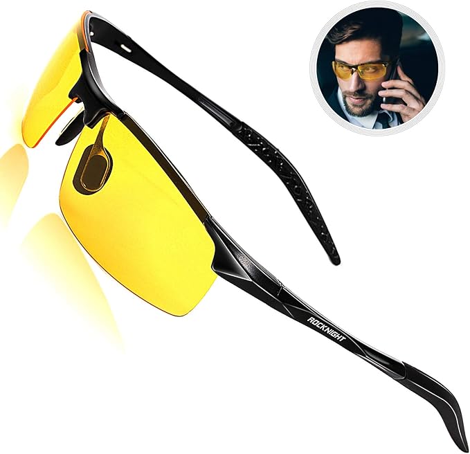 ROCKNIGHT HD Polarized UV400 Protection Outdoor Hiking Sunglasses