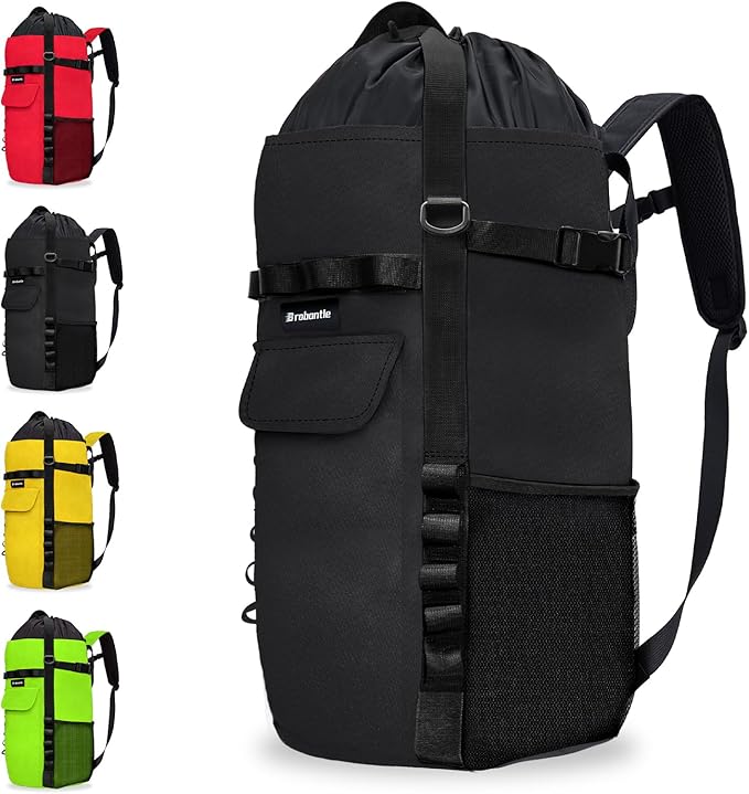 Climbing Rope Bag,Large Capacity Arborist Rope Storage Bag,Waterproof Oxford Tree Rock Climbing Rope Backpack,Outdoor Climbing Gear Storage Bag with Hand Straps