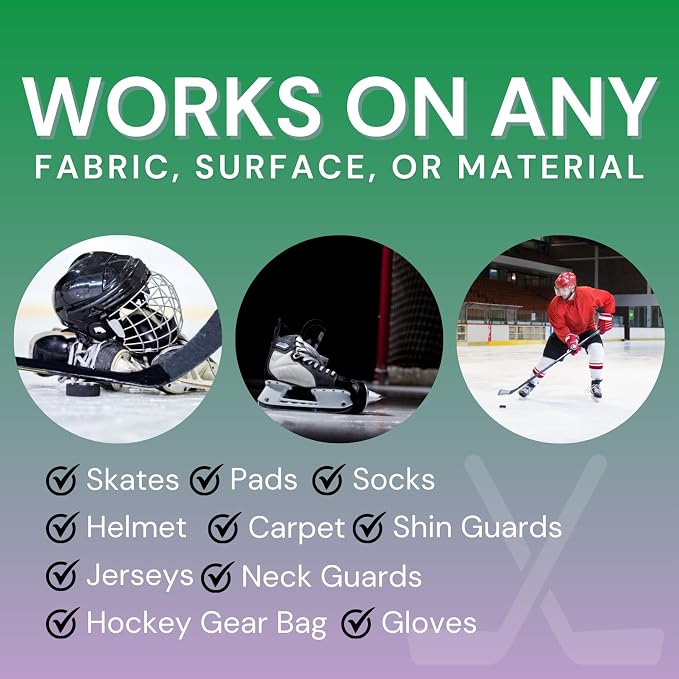 Stink Solution Hockey Odor Eliminator For Strong Odor: Quickly Banish Sweat & Body Odor From Hockey Gear, Skates, Hockey Bags, Gloves, & More! Safe Hockey Deodorizer - 2 16 oz Bottles (Mix Pack)