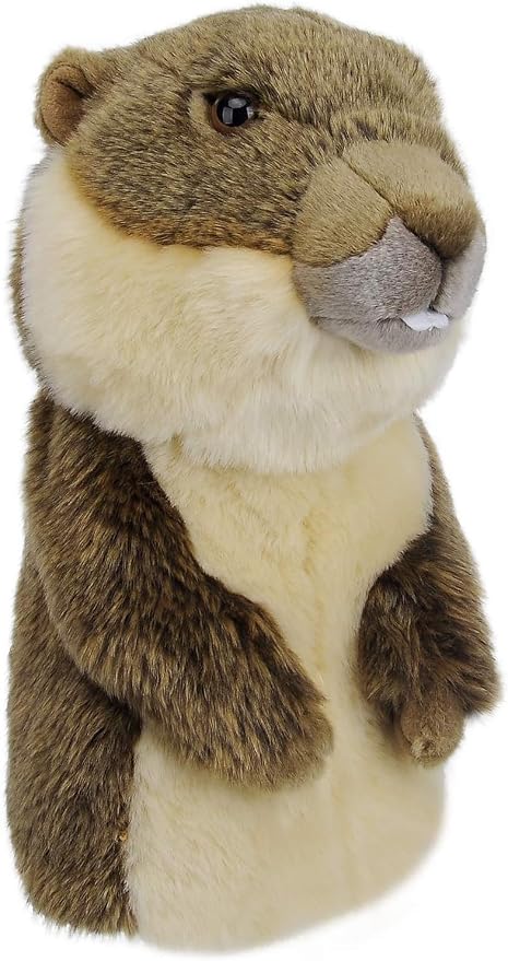 Cozion Golf Club Covers, Gopher/Sloth Golf Club Head Covers for Clubs, Novelty Realistic Headcover Animal Plush Golf Club Protector Gifts for Men/Women