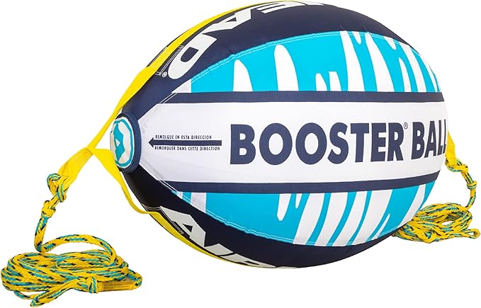 Airhead Booster Ball - Towable Tube Rope Performance Ball - Works for Boating, Water-Skiing, Wakeboarding, and More - Boating and Water Sports