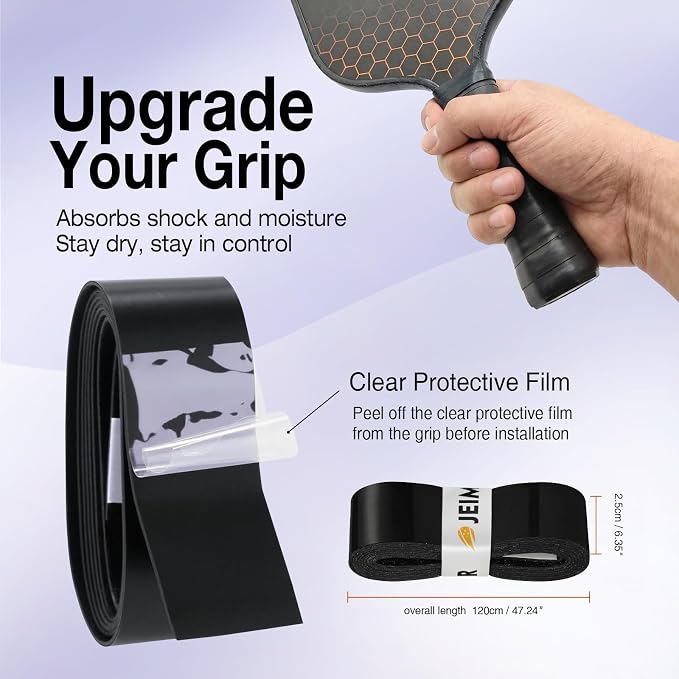Pickleball Paddle Eraser – Paddle Cleaner for Carbon Fiber & Graphite Paddles, Removes Ball Residue & Dust, Restores Spin & Grip, Includes Clear Carry Case