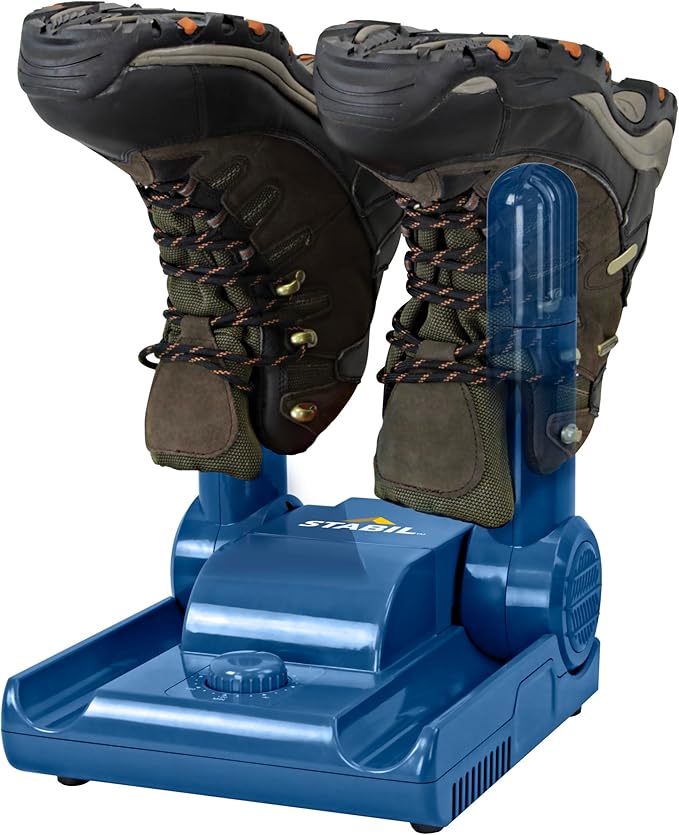 DRYGUY Stabil Dryer for Boots, Shoes, & Gloves with Articulating Ports, Blue