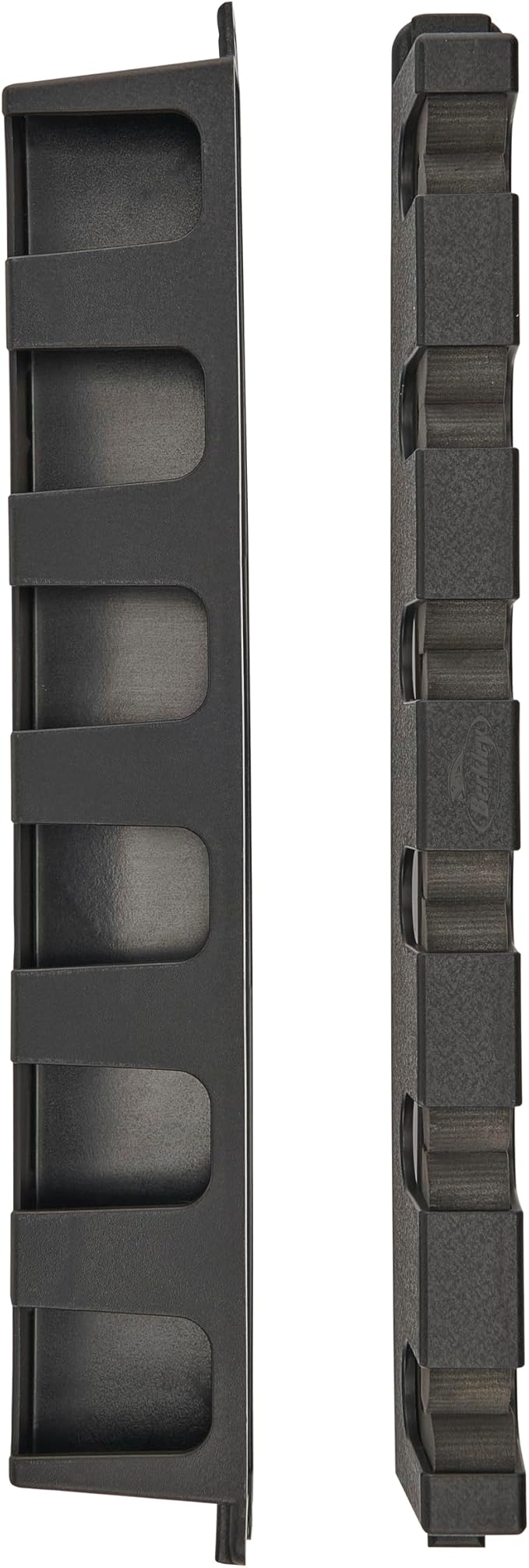 Berkley Vertical Fishing Rod Rack, Stores 6 Rods, Black, Soft Foam Grip Pads Protect Rod Finishes, Durable Construction, Easy to Mount with Common Tools
