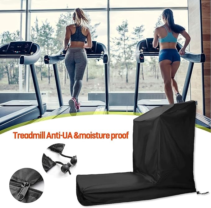 Treadmill Cover, Waterproof Outdoor Treadmill Covers with Drawstring