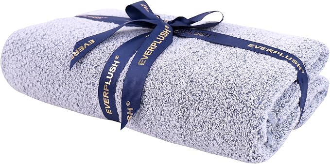 Everplush Diamond Collection Extra Large Bath Sheet Towel – 1 PK, Super Soft & Highly Absorbent, Quick-Drying & Oversized, Perfect for Bathroom, Pool, Swimming Use (Dusk, 35" x 66" 1PK)