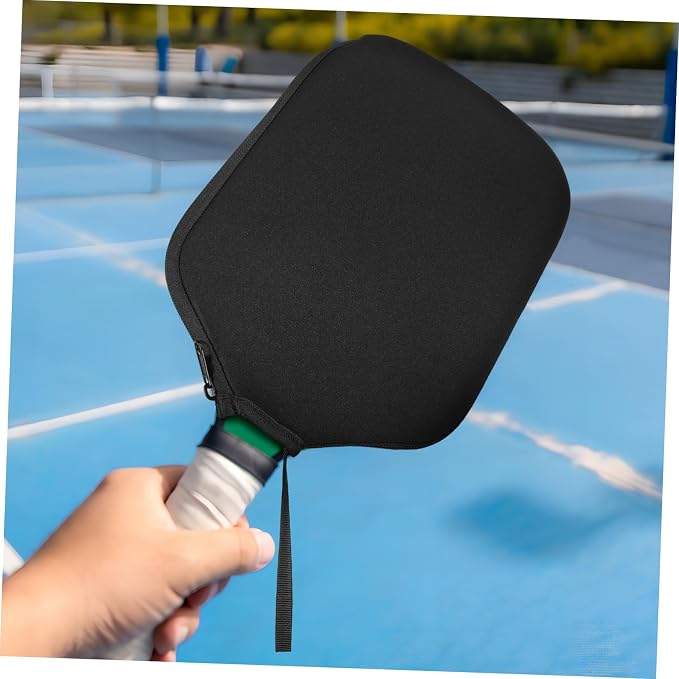 Abaodam 2 Pcs Pickleball Paddle Covers Sturdy Protective Racket Sleeves for Beach Tennis Neoprene Storage Bags Carry Handles for Sports Accessories