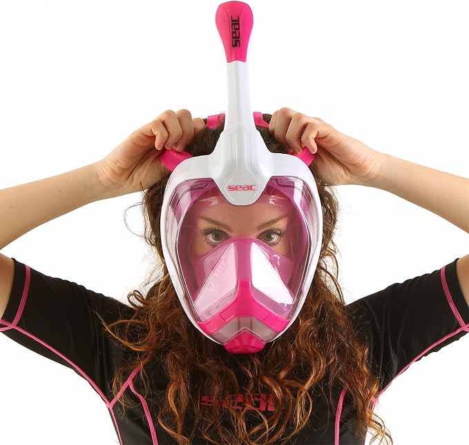 SEAC Magica Full Face Snorkeling Mask Comfortable for Smaller Faces