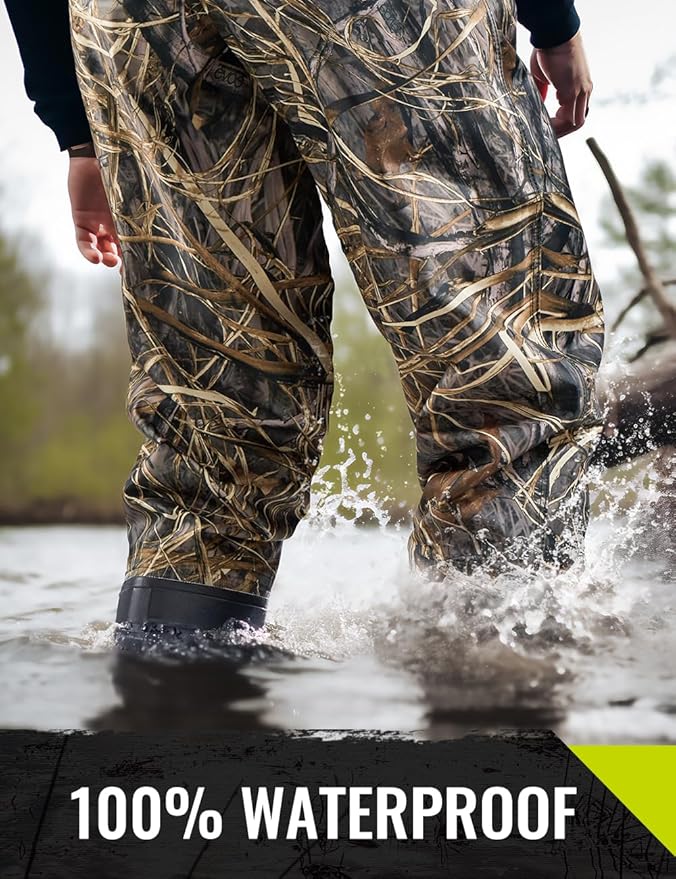 TIDEWE Chest Waders for Men Women, Waterproof Fishing Waders | Waterproof 420D 2-Ply Nylon/PVC, Lightweight Bootfoot Hunting Waders, Adjustable Suspenders, Boot Hanger