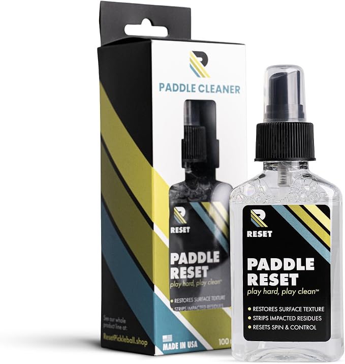 Paddle Reset - Pickleball Paddle Cleaner - Strips Impacted Residue and Increases Spin and Control
