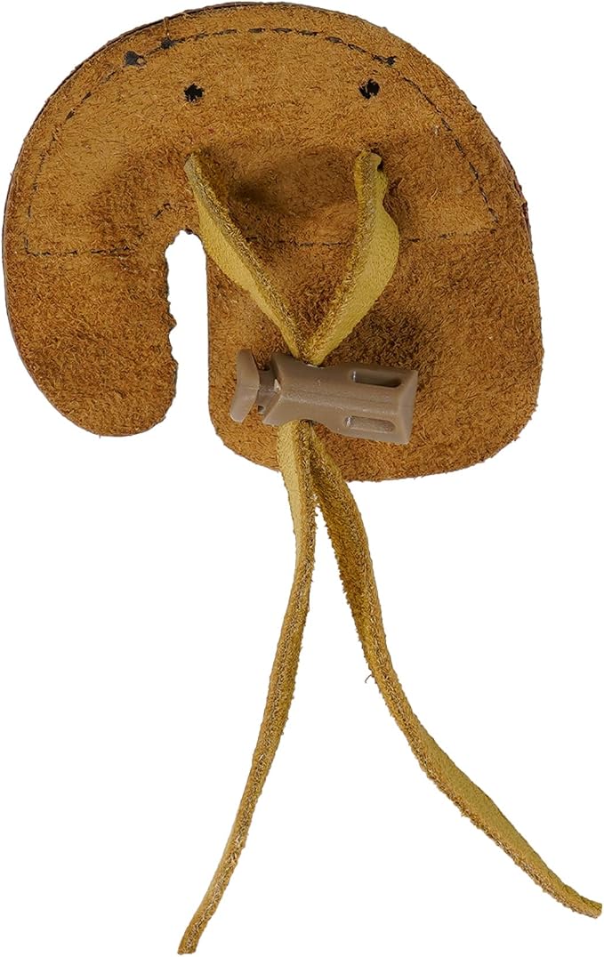 Hornet Leather Split Finger Tab – Handmade USA – Traditional Archery Gear – Medium or Large – Left or Right Hand